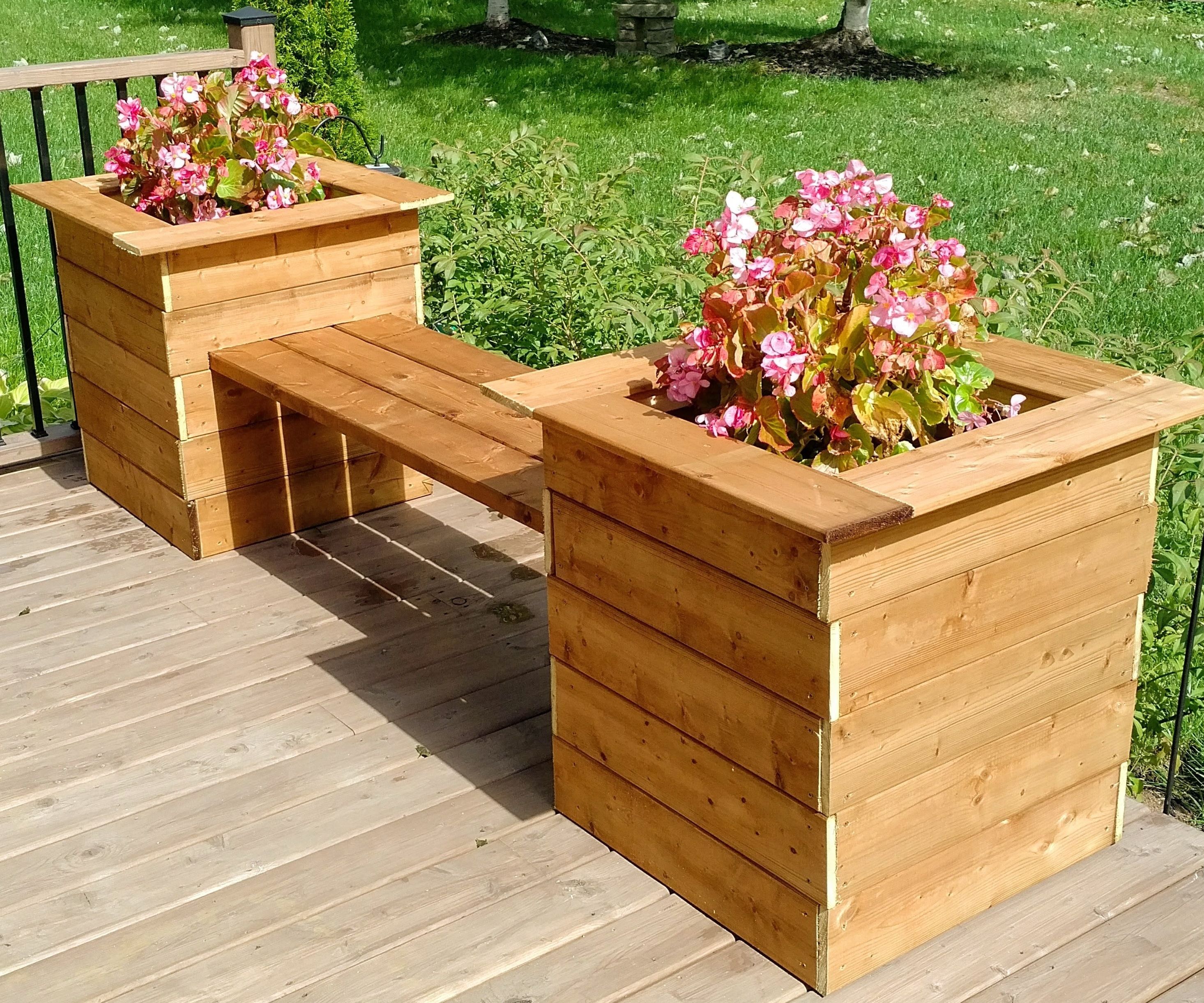 Simple Planter Bench