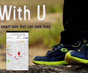 "With U Smart Sole" DIY GPS Embedded Smart Shoe Sole