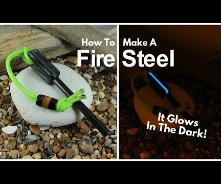 How to Make a Fire Steel That Glows in the Dark