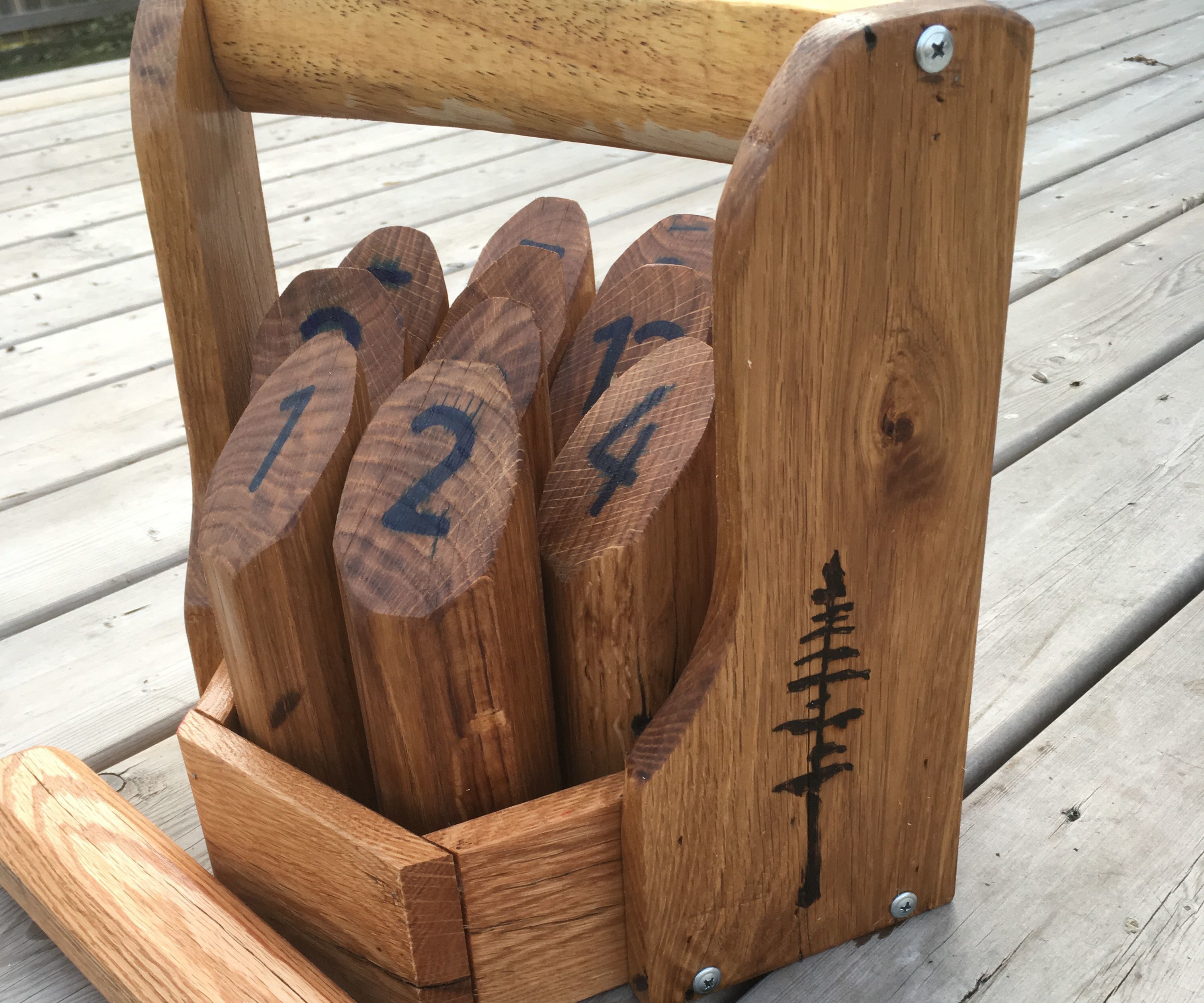 Making Molkky - an Outdoor Throwing Game With a Unique Carrying Case