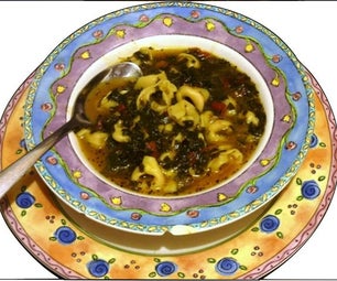 "Cheesy" Tortellini Soup