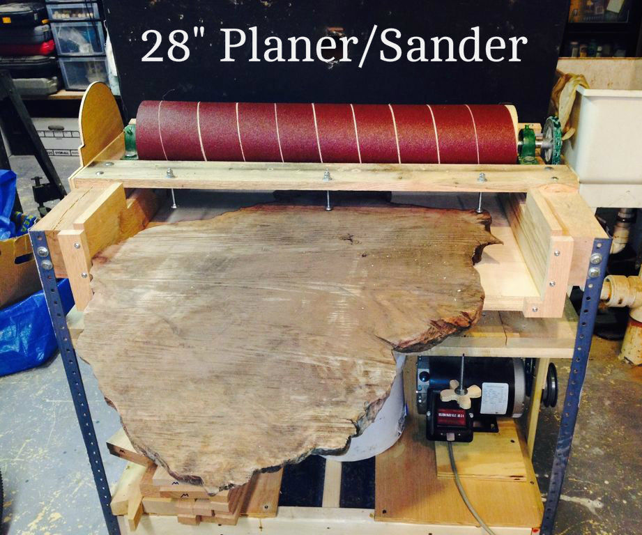 Making a 28 inch wide Sander/Planer