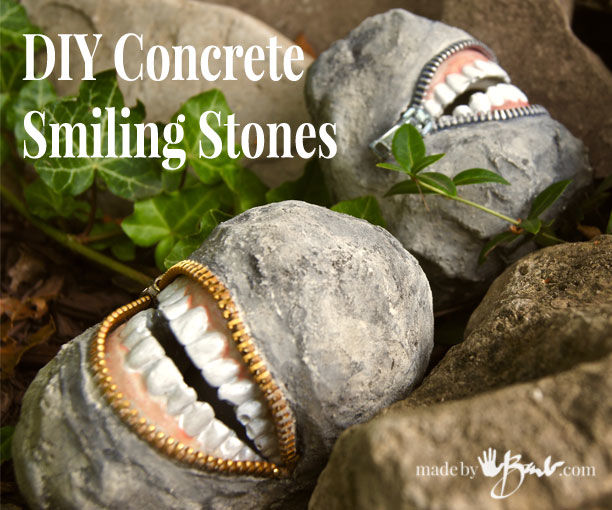 Concrete Smiling Stones