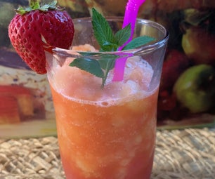 Frozen Strawberry Lemonade Slushies