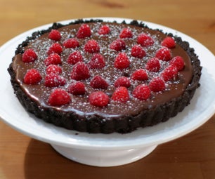 Easy Chocolate Raspberry Tart