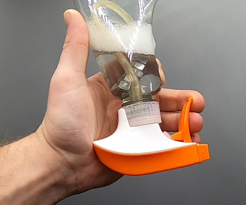 How To make a Spray Bottle that works in any Orientation