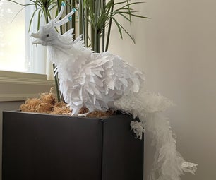 Moving White Phoenix With 3D Printed Parts