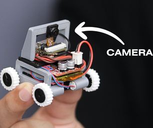 DIY Smartphone-Controlled Tiny Car With Live Camera Feed