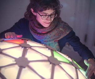 Interactive Geodesic LED Dome