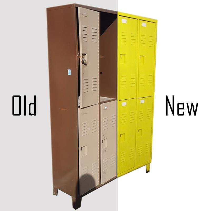 Bringing Back to Life Old Metal Locker Cabinet