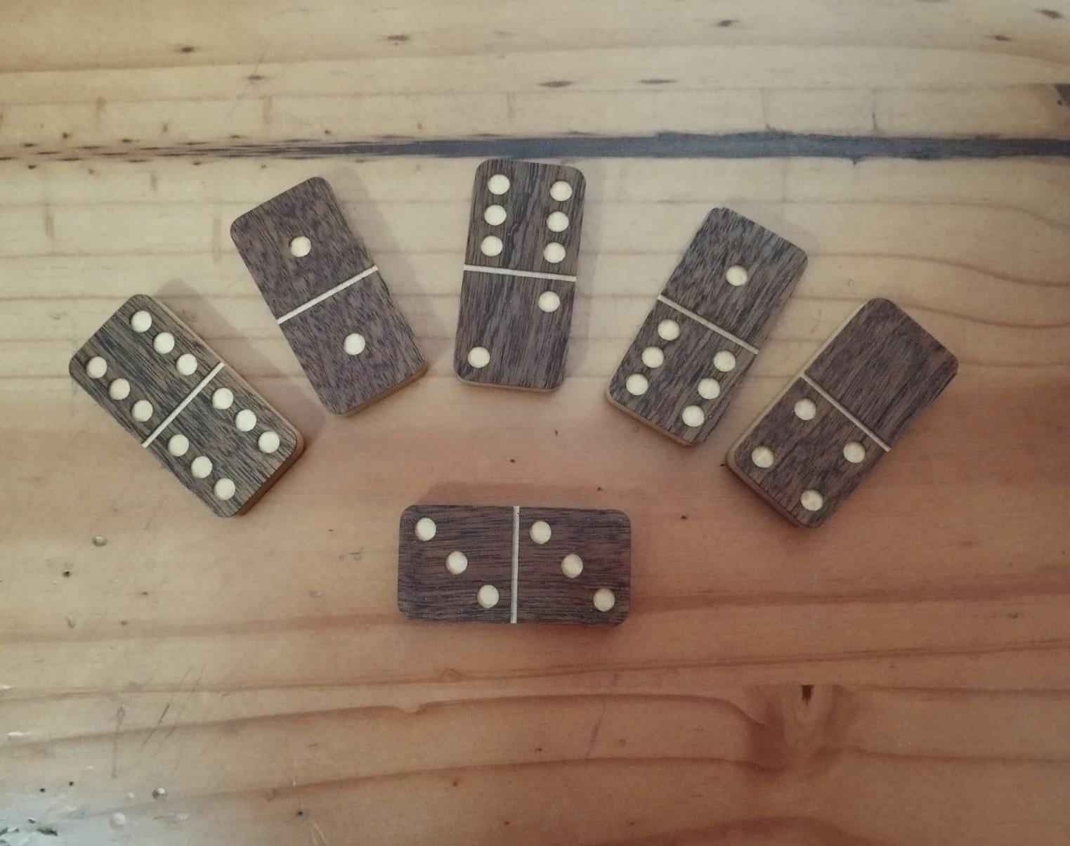 Wooden Domino Set Using a CNC