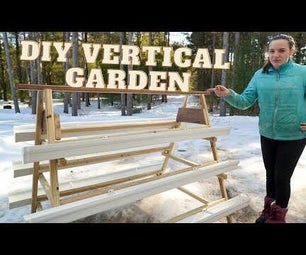 DIY Vertical Gutter Garden W/ Auto Water System