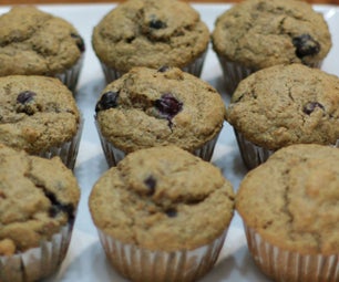 Acorn and Blueberry Muffins