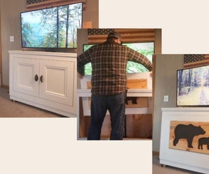 How to Build a DIY TV Lift Cabinet