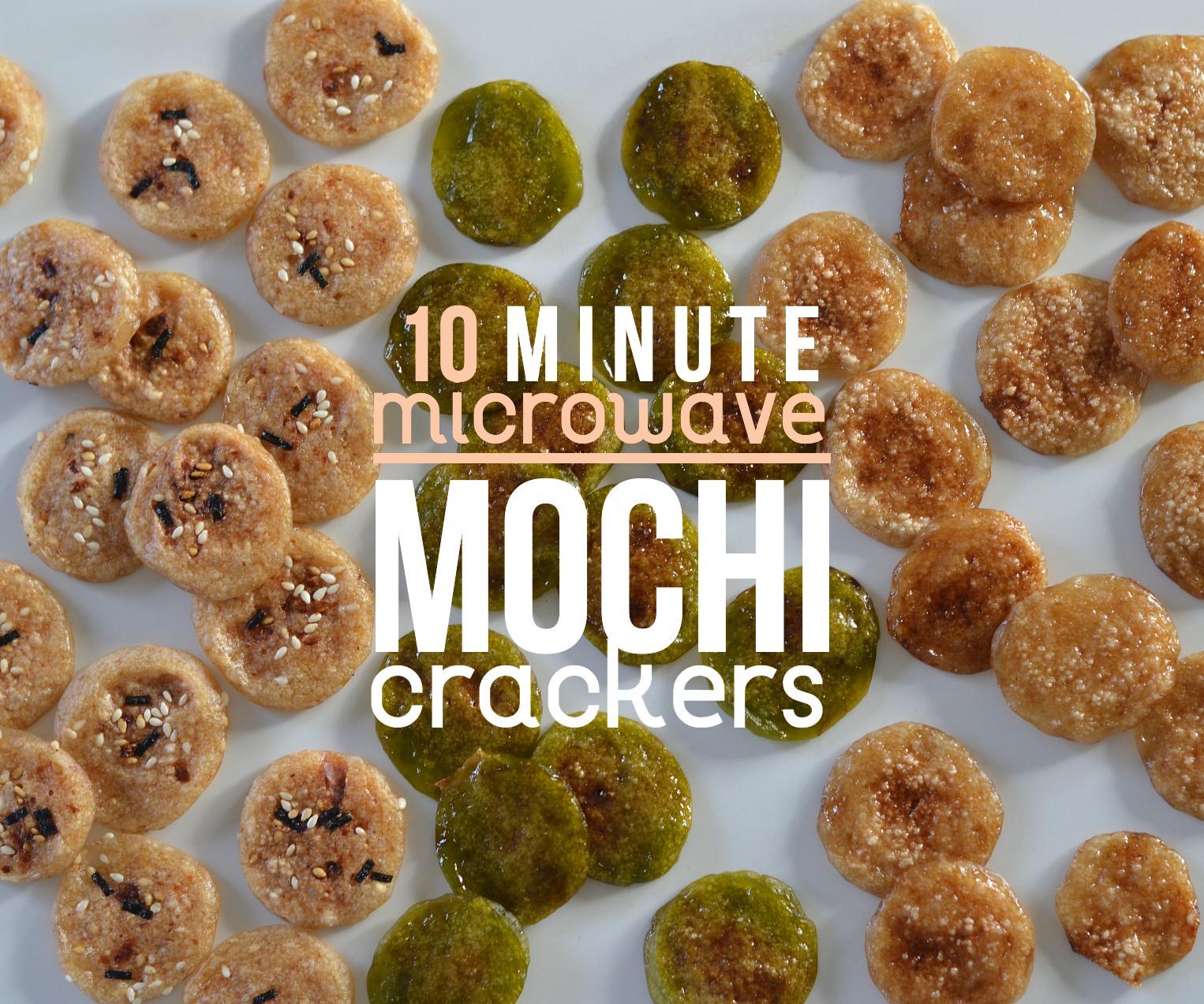 10-Minute Microwave Mochi Crackers From Scratch