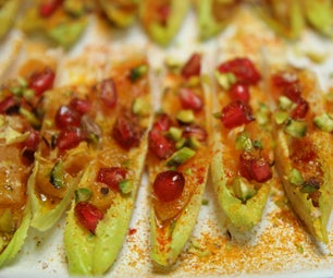 Belgian Endive Barges With Cargoes of Red Gold Tunisian Salad. 