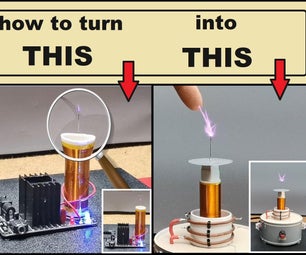 How to Turn Mini Tesla Coil From Aliexpress Into a Real Powerful SSTC With Big Spark