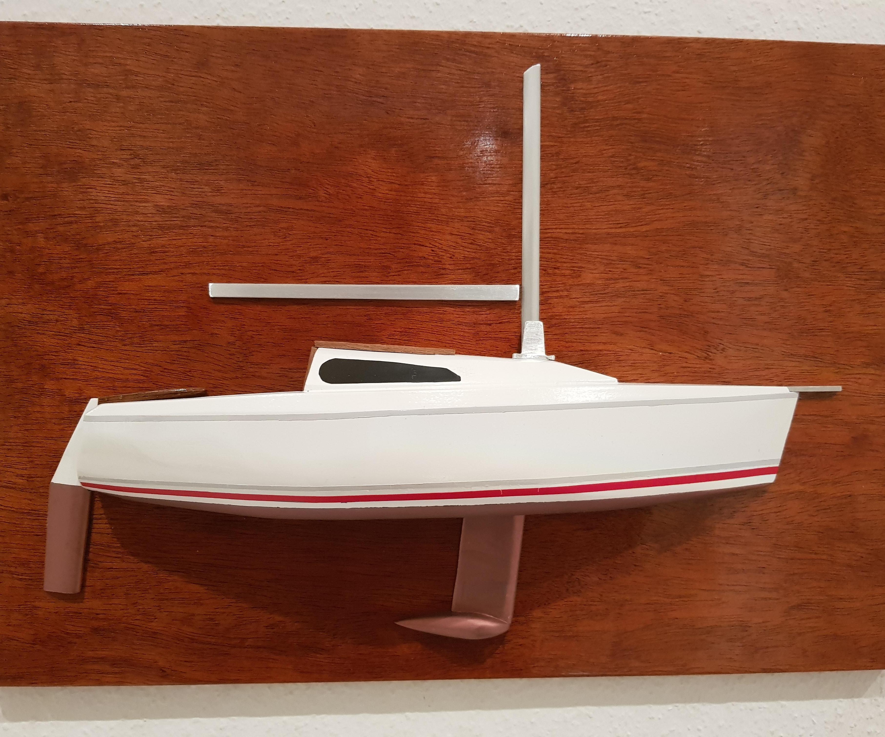 Half Model of Sailing Boat